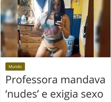 Professora Colombiana Envia Nudes e Exige Sexo Em Troca De Notas
